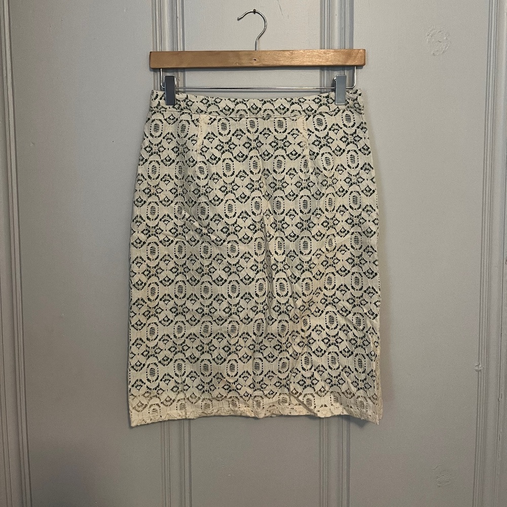 Anthropologie lace skirt
